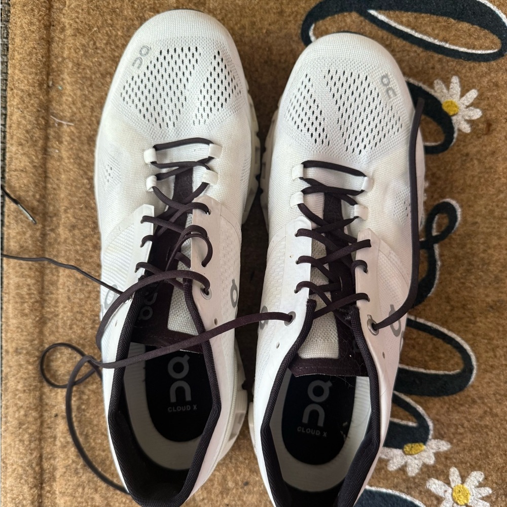 On Running Men's White Athletic Shoes